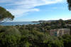 Vue des hauteurs de Cavalaire